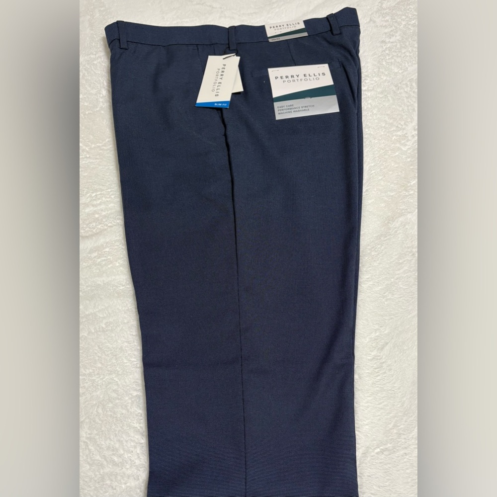 Perry Ellis Portfolio Flat Front Dress Pants, NWT
